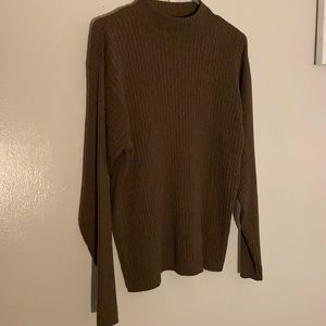 Brown Turtle Neck